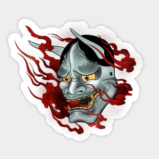 Hannya mask Sticker